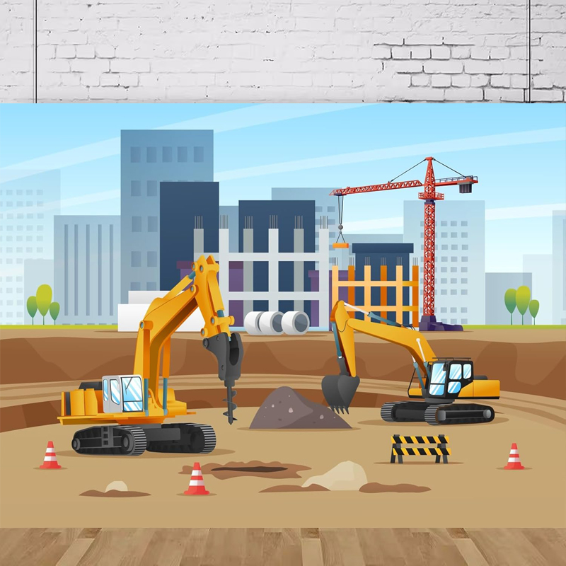 Toys Background For Kids - Fotografie-Hintergrund für Kinderspielzeugautos, für technische Fahrzeuge,
