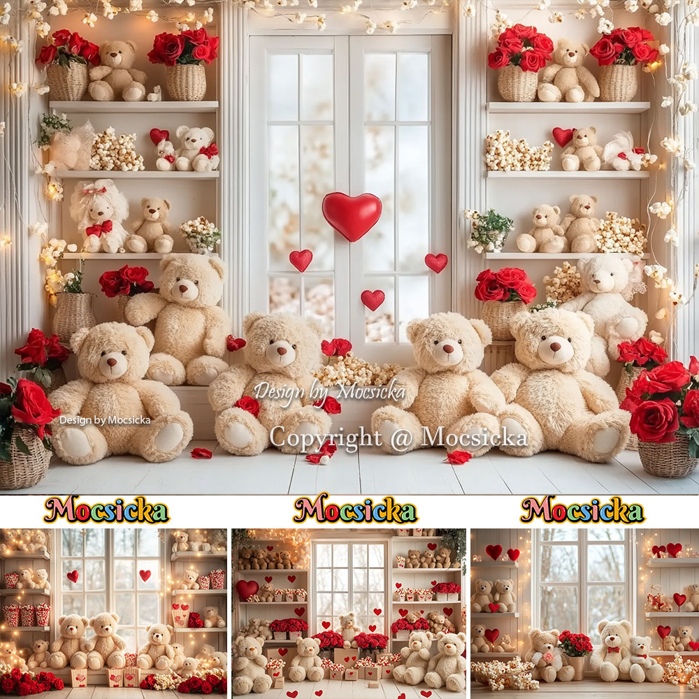Toys Background For Kids - Mocsicka Valentinstag Zimmer Hintergrund Fotografie Spielzeug