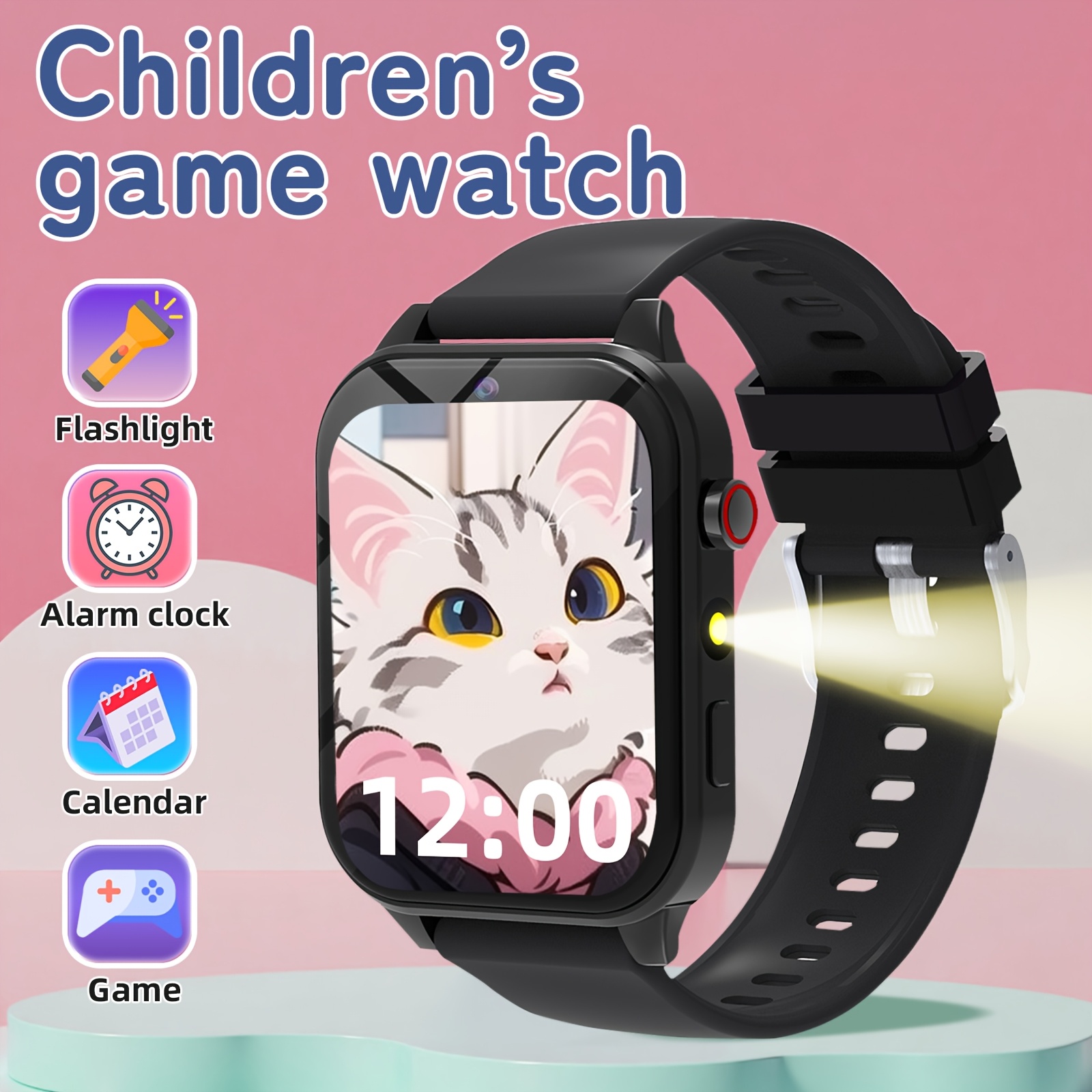 Learning Tablet Kids - Kinder Smart-Lernuhr mit Lernspielen, Kamera &