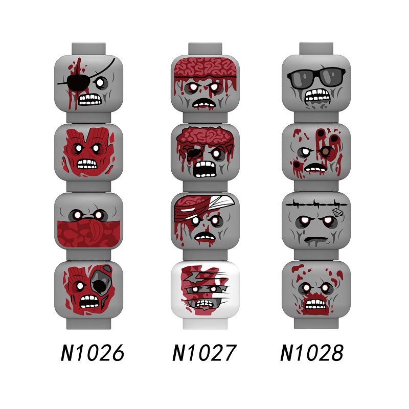 Kids Zombie Toys - Halloween Zombie Skelett Monster Gesicht Kopf
