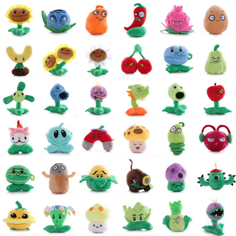 Kids Zombie Toys - 1 Stück 13–20 cm Pflanzen vs.