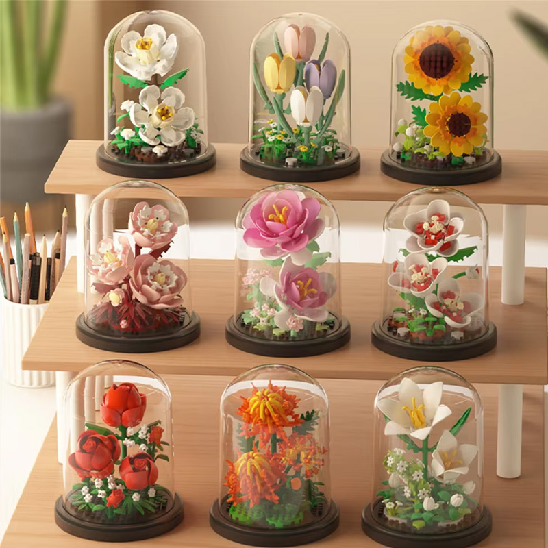 Kids Toys Under 100 - Sakura Baumhaus Rose Ahorn Topf Bausteine