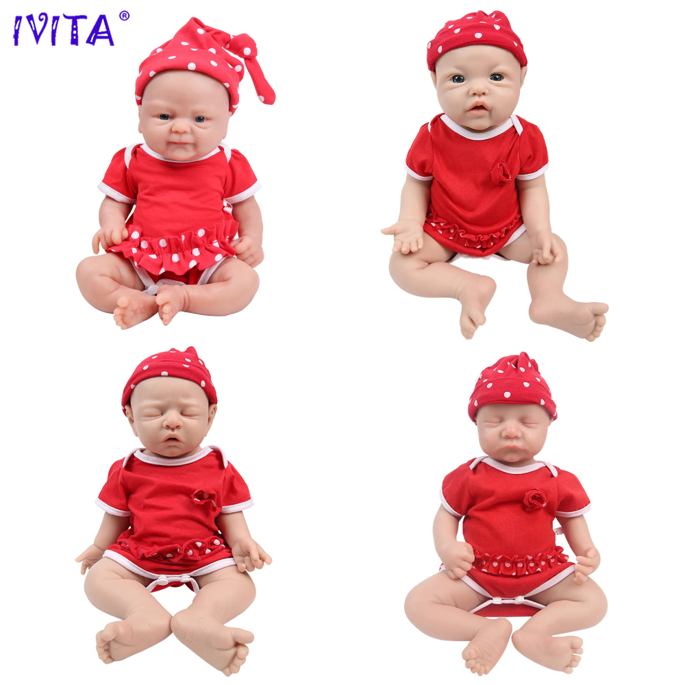 Kids Toys Under 100 - IVITA 100% Silikon Reborn Baby Puppen