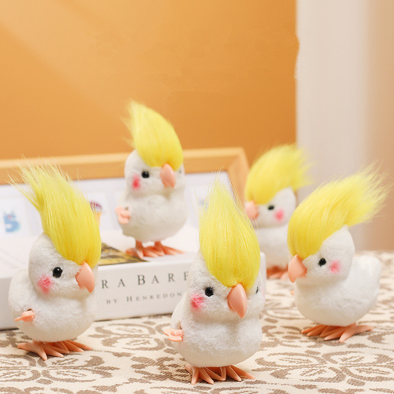 Kids' Toy - INS Kawaii Springender Papagei Simuliertes Plüschtier
