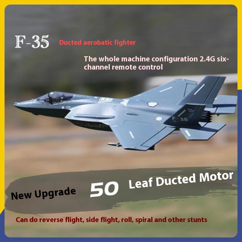 Kids' Toys Channel - Elektrische F35 V2 Jet Motor Flugzeug