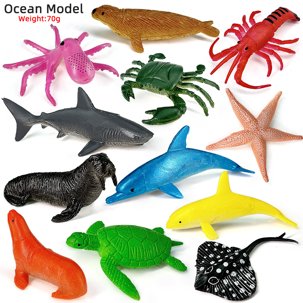 Kids Toys 3 Year Old - 12 stücke Ozean Meer Leben Set