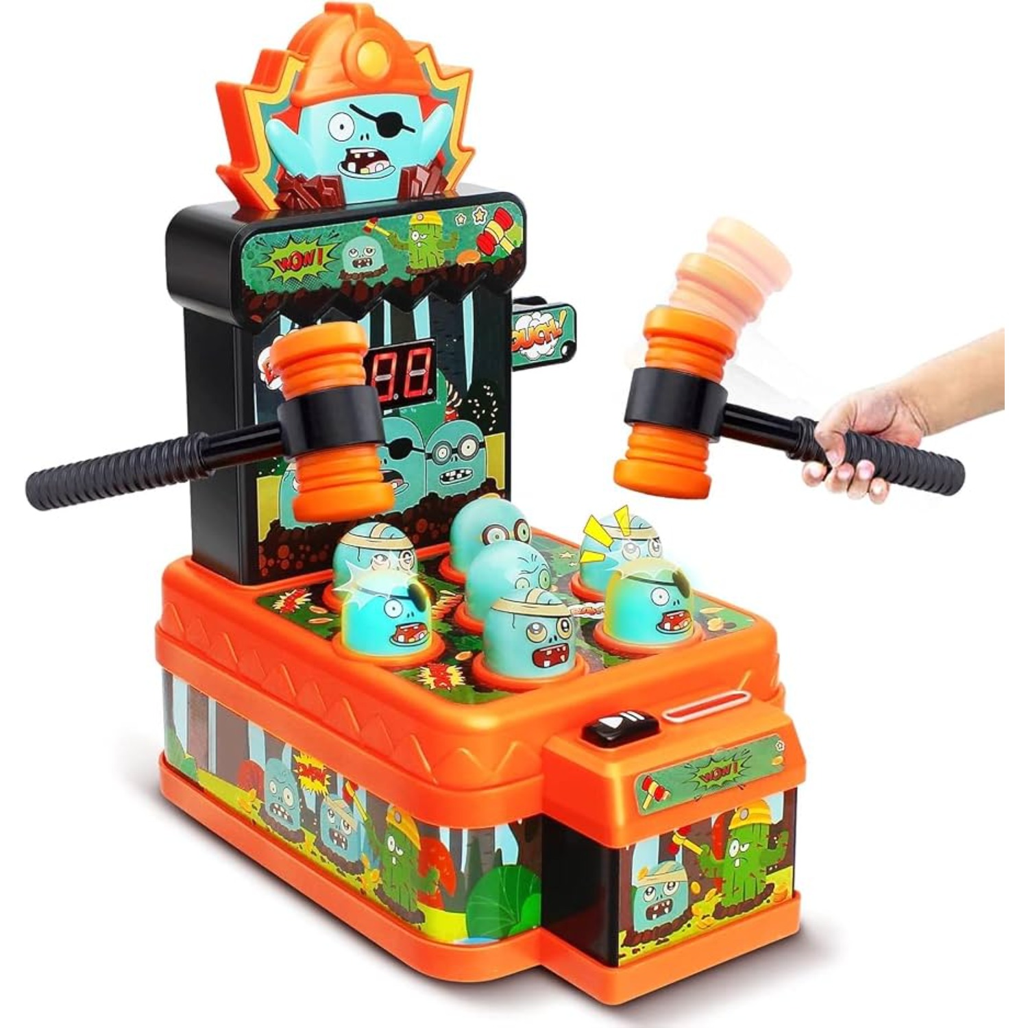 Kids Zombie Toys - Zombies-Schlagspiel Spielzeug für Kinder Arcade-Spiel Mini