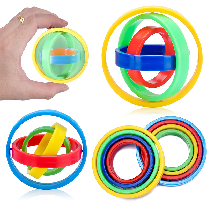 Spin Top Gyro Toy - Unendlicher 3D-Flip-Spinner, leiser mehrschichtiger Kreisel, Anti-Angst-