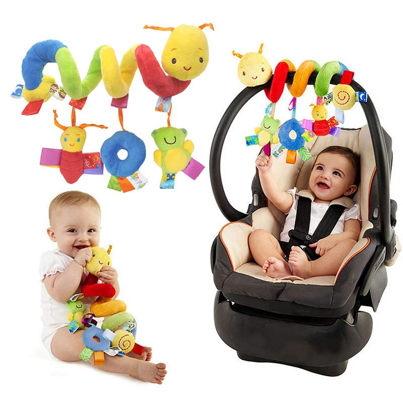 Kids Toys New Born - Baby-Hängespielzeug für Kinderbett, Autositz-Spielzeug, Weiche Mobile,