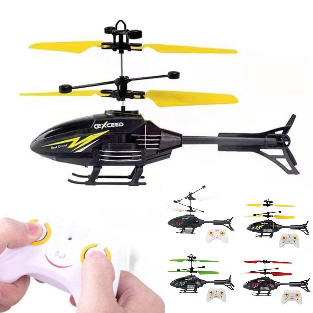Kids' Toys Channel - Ferngesteuerter Hubschrauber, 2-Kanal-RC-Hubschrauber, Spielzeug für Kinder,