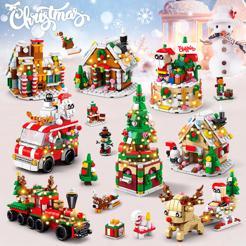 Lego Set Creator - Kreative Stadt Winter Dorf Santa Claus