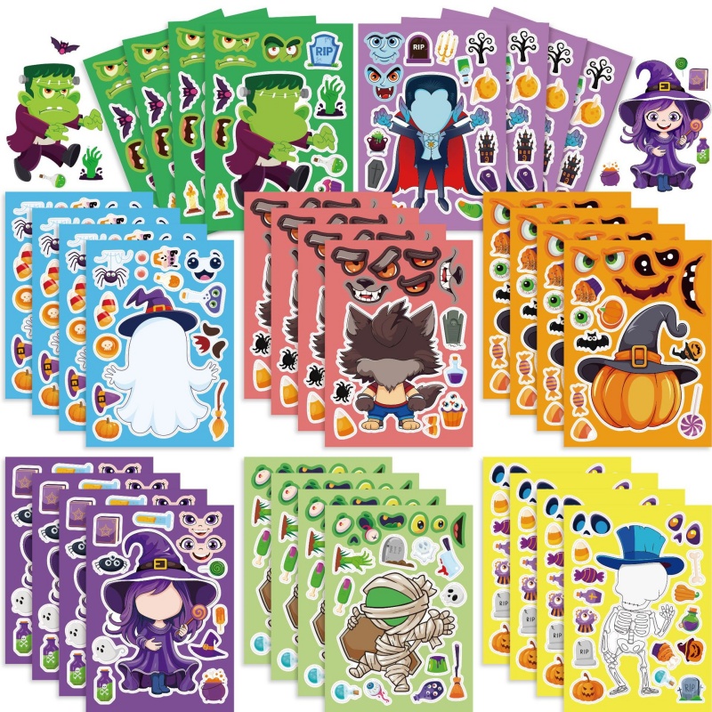 Kids Zombie Toys - Halloween Party Spiele Aufkleber für Kinder