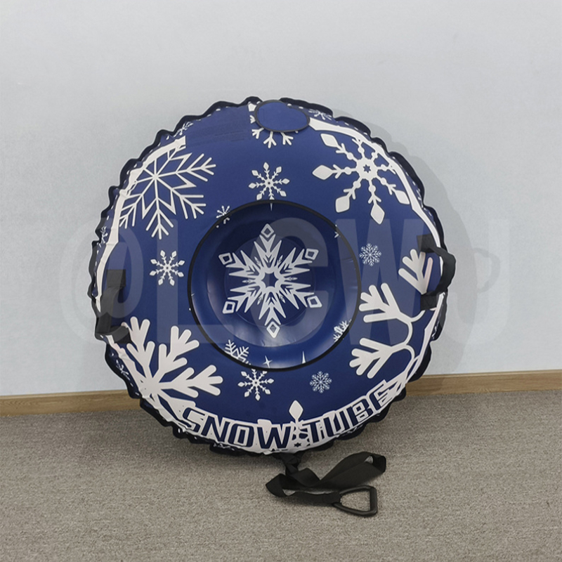Kids' Toy - Aufblasbare Schneereifen-Rutsche mit Griffen für Kinder