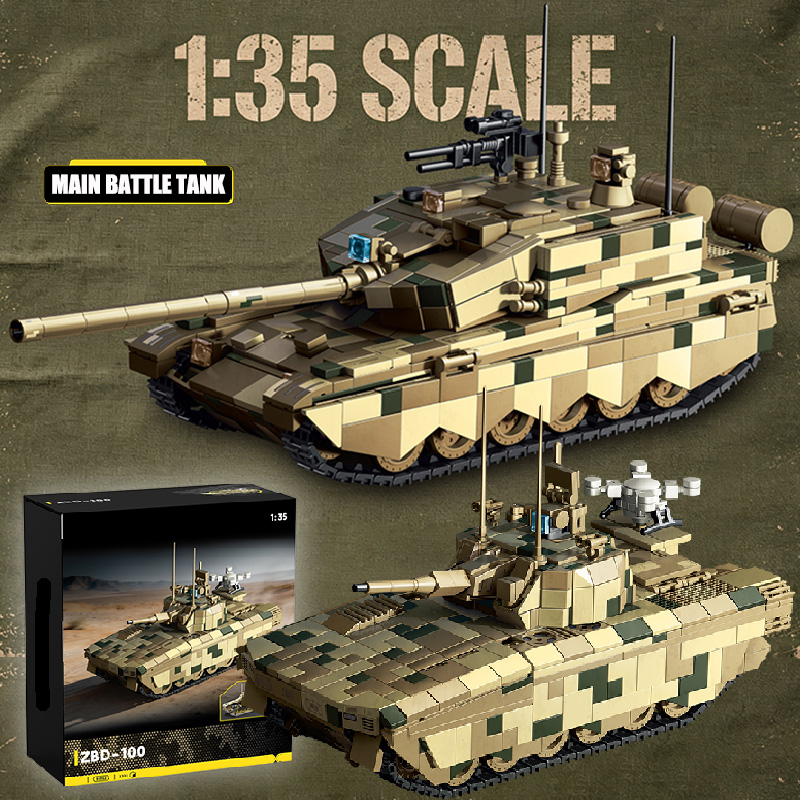 Kids Toys Under 100 - Chinesischer Militär-Panzer Typ-99B Typ-100 Hauptkampfpanzer Modellbausatz