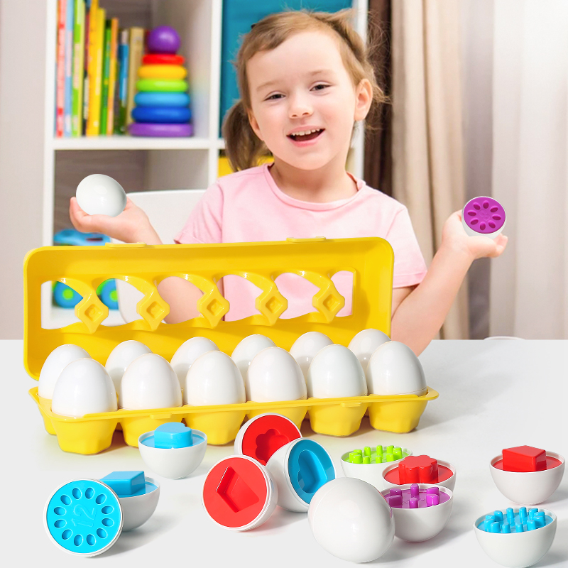 Kids Toys Easter - Eier Schrauben 3D Puzzle Montessori Lernen