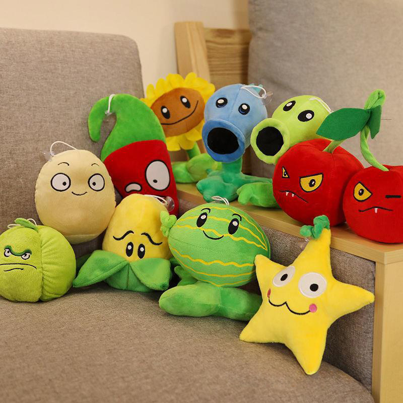Kids Zombie Toys - 15–20 cm Pflanze mit Zombie-Plüschtier, 30