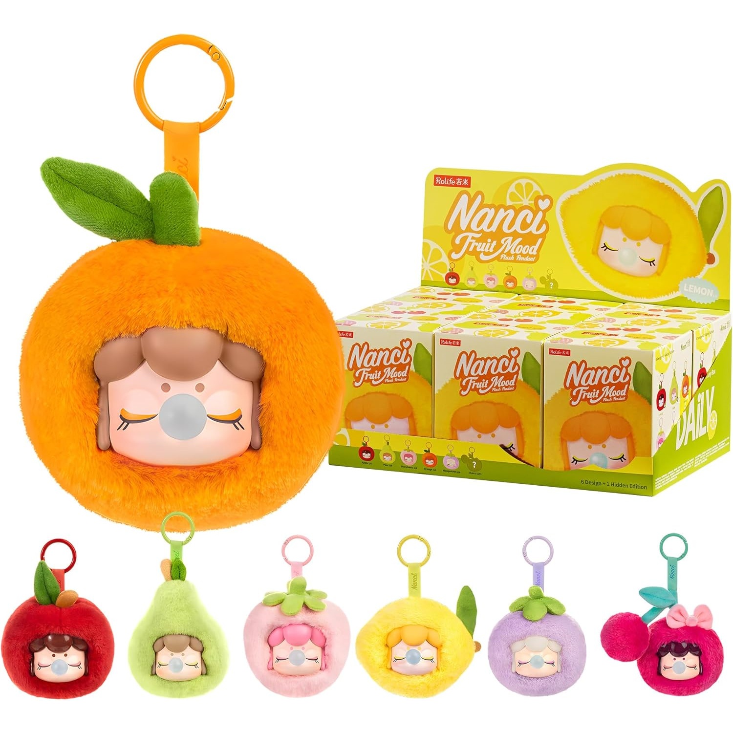 Kids Toys 3 Year Old - Rolife Plüsch-Blindbox Nanci's Fruit Mood Actionfigur