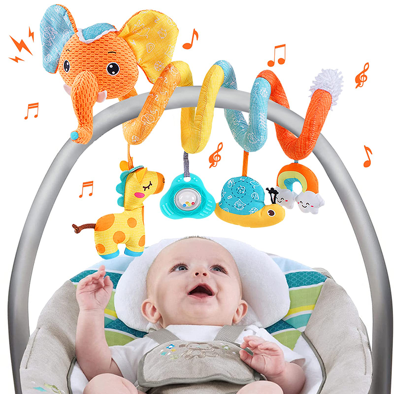 Kids Toys New Born - Auto Sitz Spielzeug Infant Farbe Elefanten