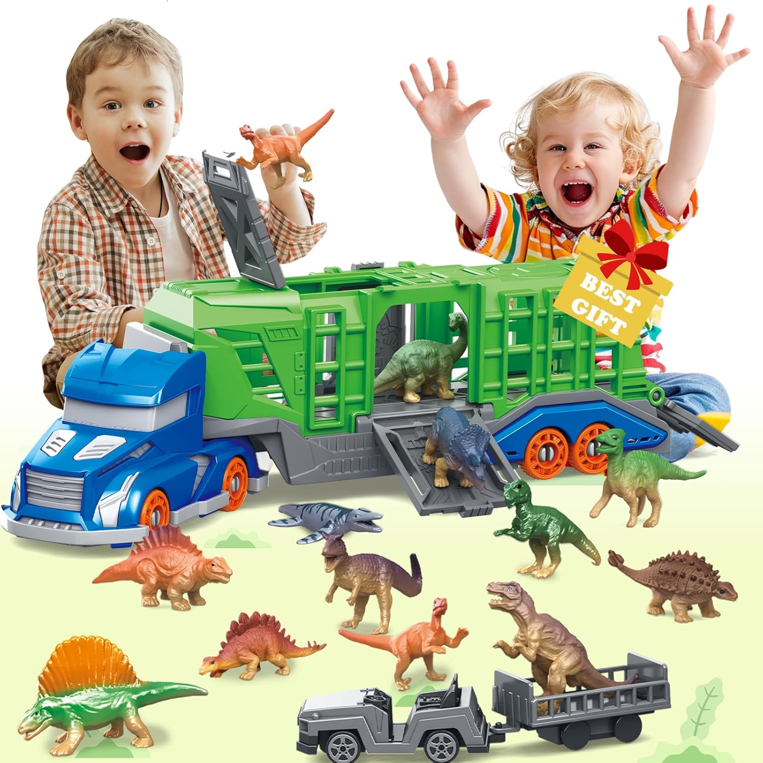 Dinosaurier-Transportfahrzeug- – Kids Toys 3 Year Old Bewertung und Preis