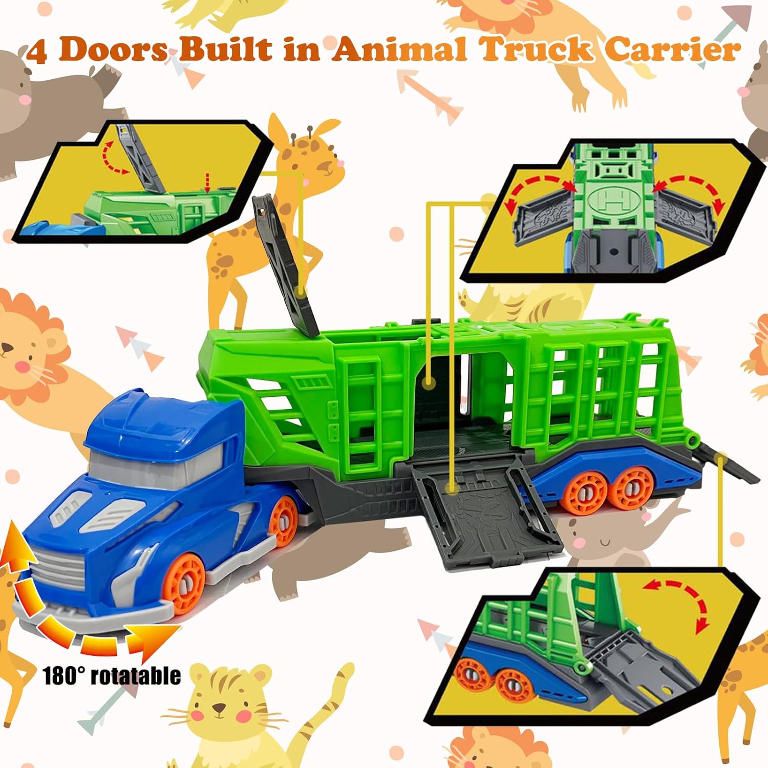 Dinosaurier-Transportfahrzeug- – Kids Toys 3 Year Old Bewertung und Preis