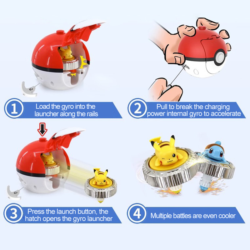 Pokemon Kreisel Ball Spielzeug – Spin Top Gyro Toy Bewertung und Preis