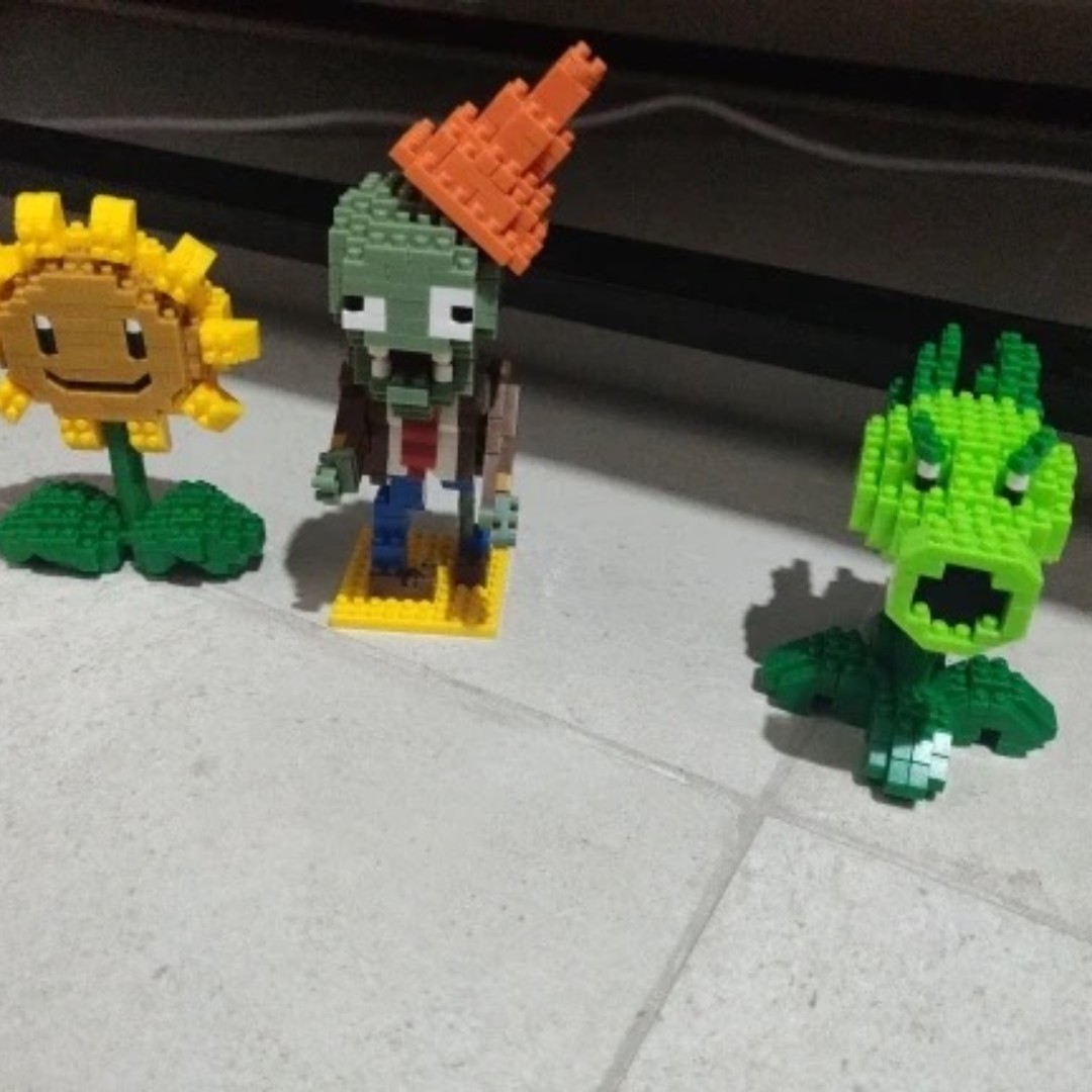 Pflanzen VS Zombies Blöcke Kle – Kids Zombie Toys Bewertung und Preis