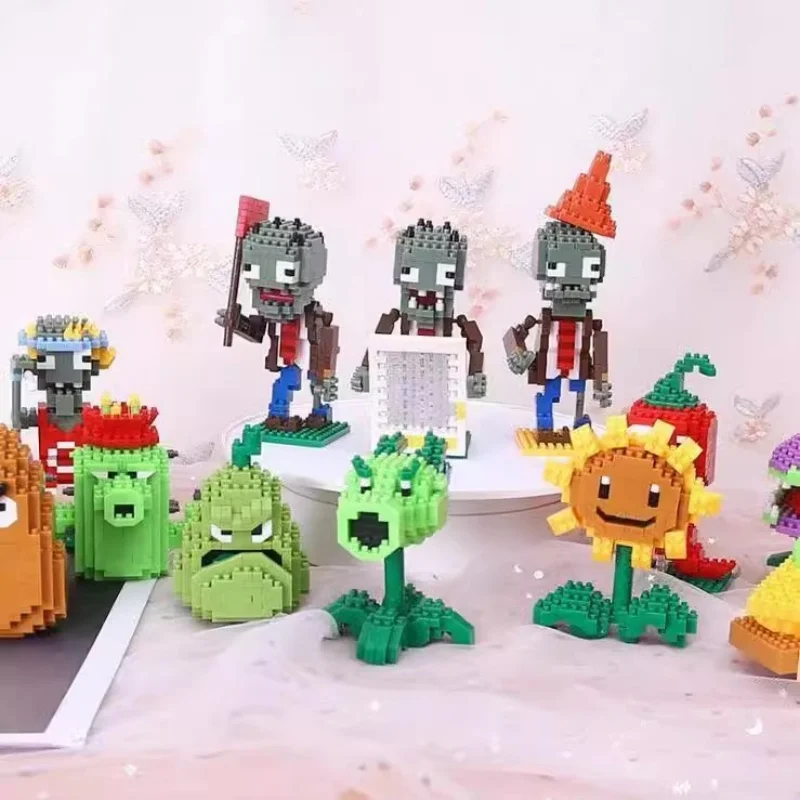 Pflanzen VS Zombies Blöcke Kle – Kids Zombie Toys Bewertung und Preis