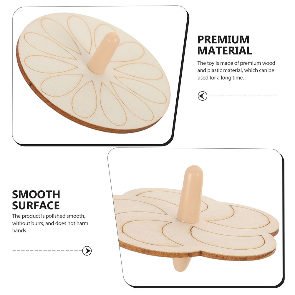 24 Stück Holz-Gyros, Unfertig, – Spin Top Gyro Toy Bewertung und Preis