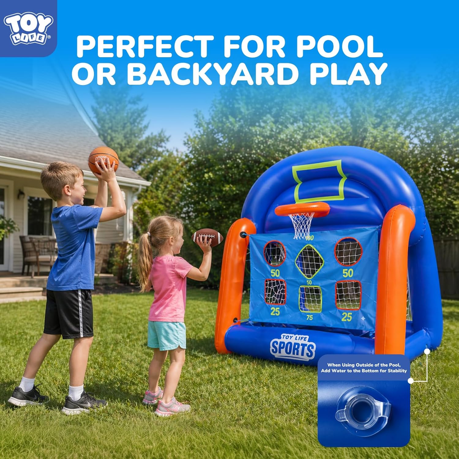 Aufblasbare Multi-Sport-Poolsp – Kids' Toy Bewertung und Preis