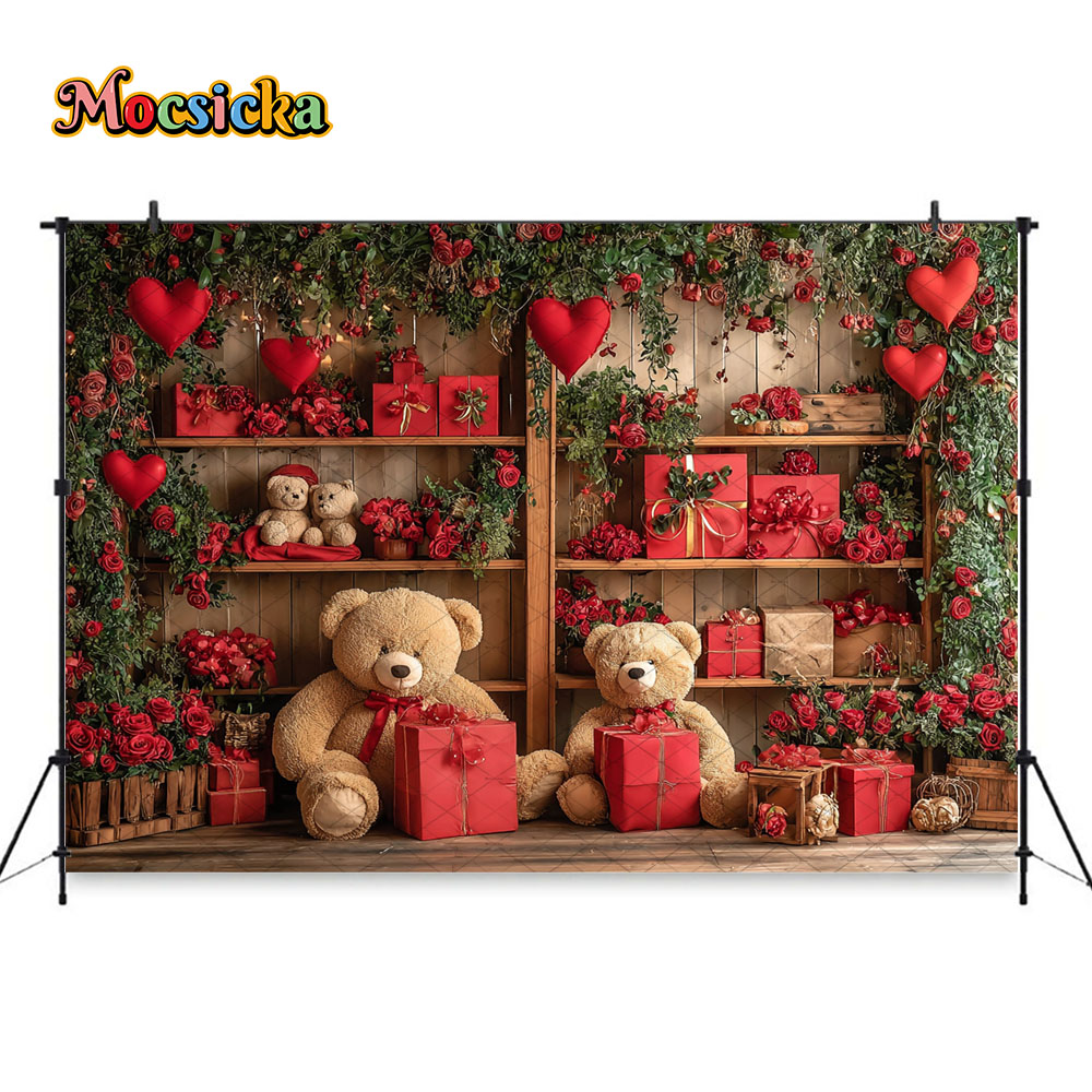 Mocsicka Valentinstag Roter Hi – Toys Background For Kids Bewertung und Preis