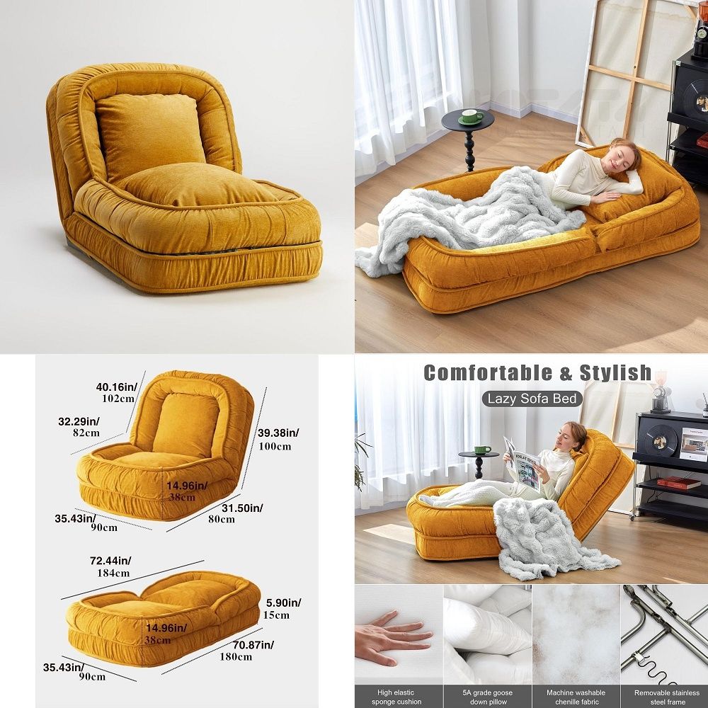 Faltbares Lazy Sofa Bett Boden – Kids' Toy Bewertung und Preis