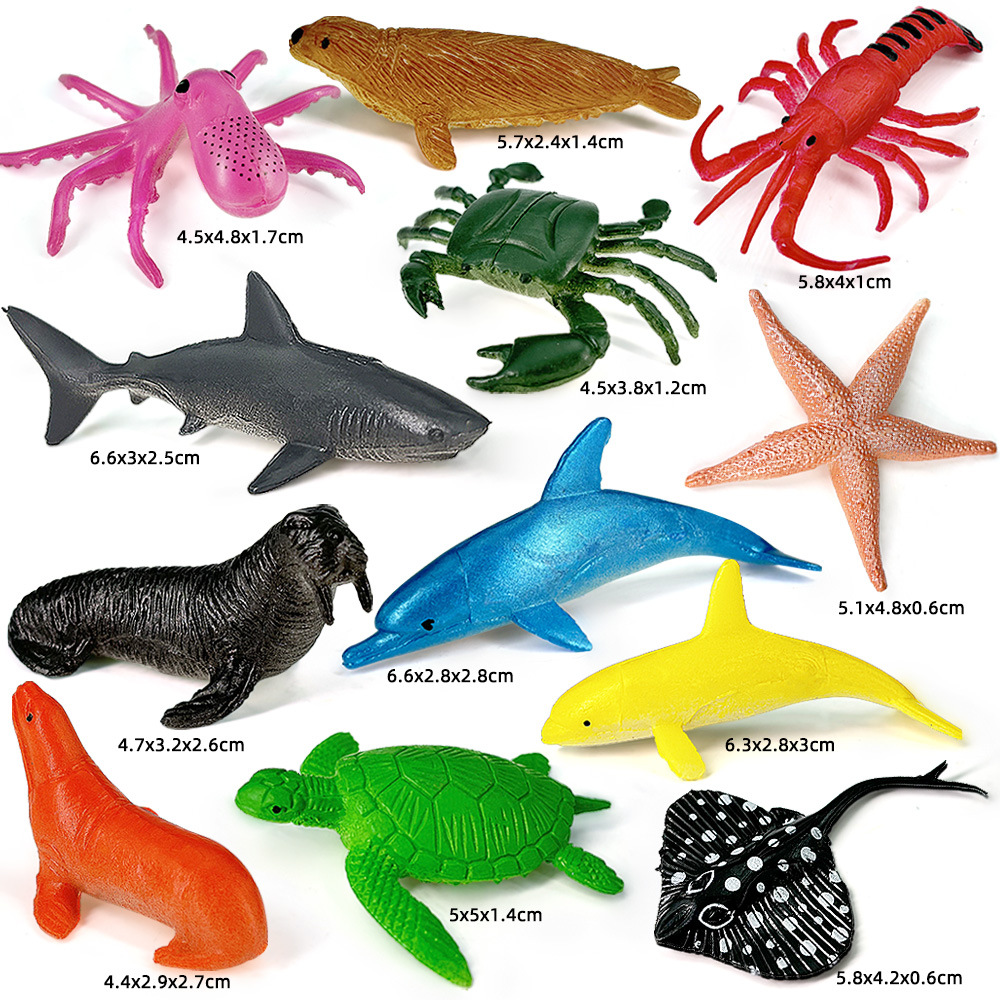 12 stücke Ozean Meer Leben Set – Kids Toys 3 Year Old Bewertung und Preis