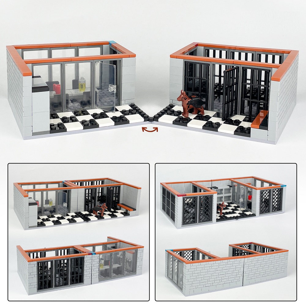 302PCS Gefängnis Stadt Polizei – Lego Set Creator Bewertung und Preis