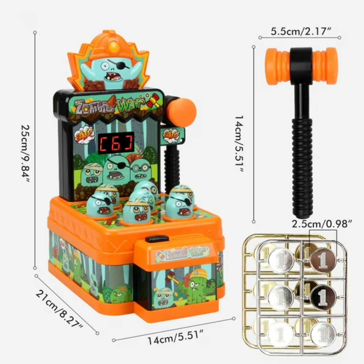 Zombies-Schlagspiel Spielzeug  – Kids Zombie Toys Bewertung und Preis
