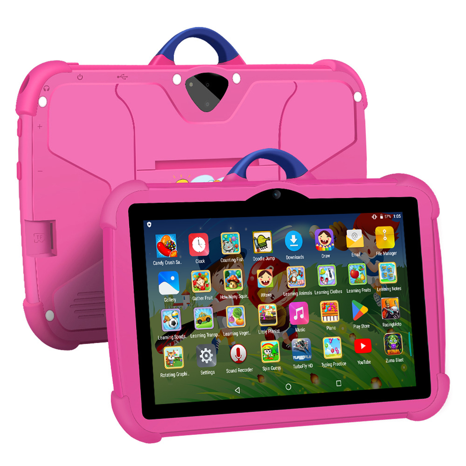 Neue Cartoon-Muster Kinder Tab – Learning Tablet Kids Bewertung und Preis