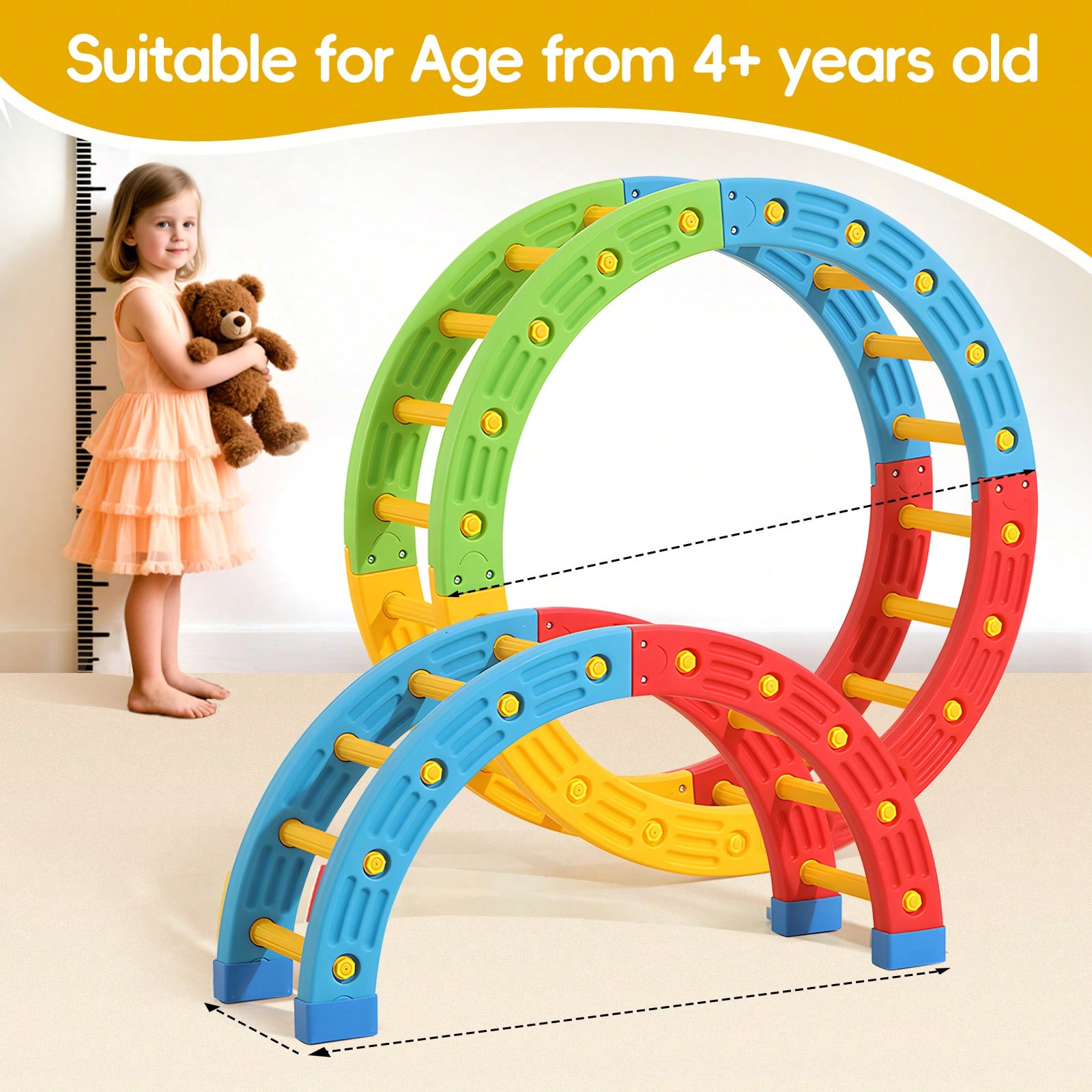 GCCSJ 2-in-1 Faltbares Kletter – Kids Toys 3 Year Old Bewertung und Preis