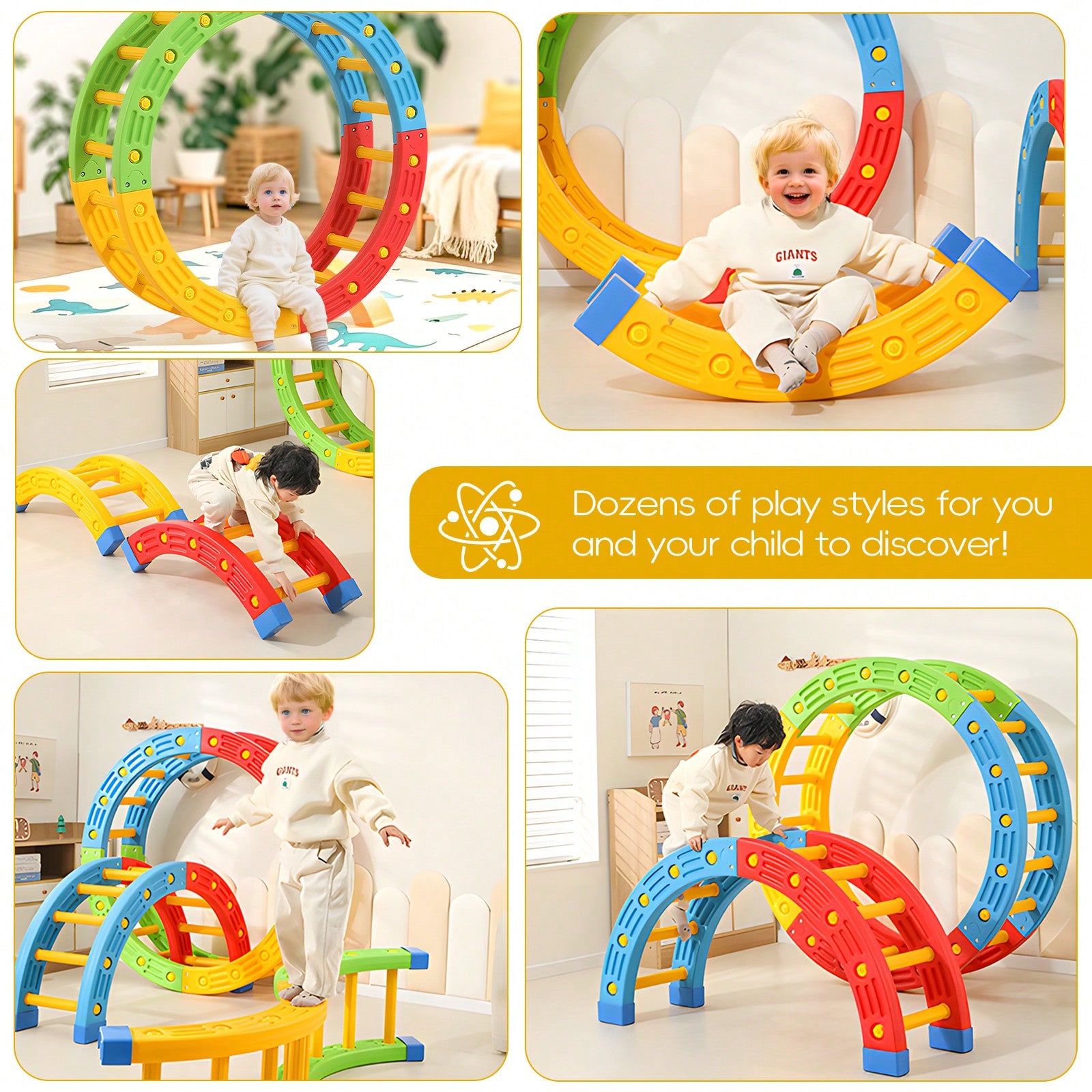 GCCSJ 2-in-1 Faltbares Kletter – Kids Toys 3 Year Old Bewertung und Preis