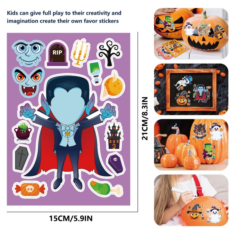 Halloween Party Spiele Aufkleb – Kids Zombie Toys Bewertung und Preis