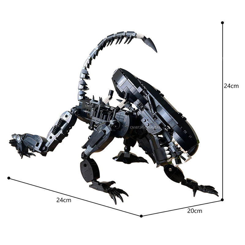MOC Aliened Monster Baustein A – Xenomorph Kids Toys Bewertung und Preis