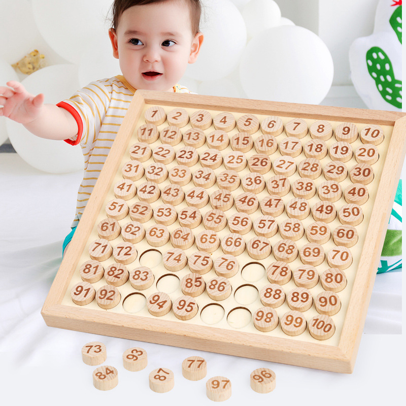 100 Zähl brett Montessori Lern – Kids Toys Under 100 Bewertung und Preis