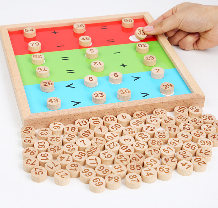 100 Zähl brett Montessori Lern – Kids Toys Under 100 Bewertung und Preis