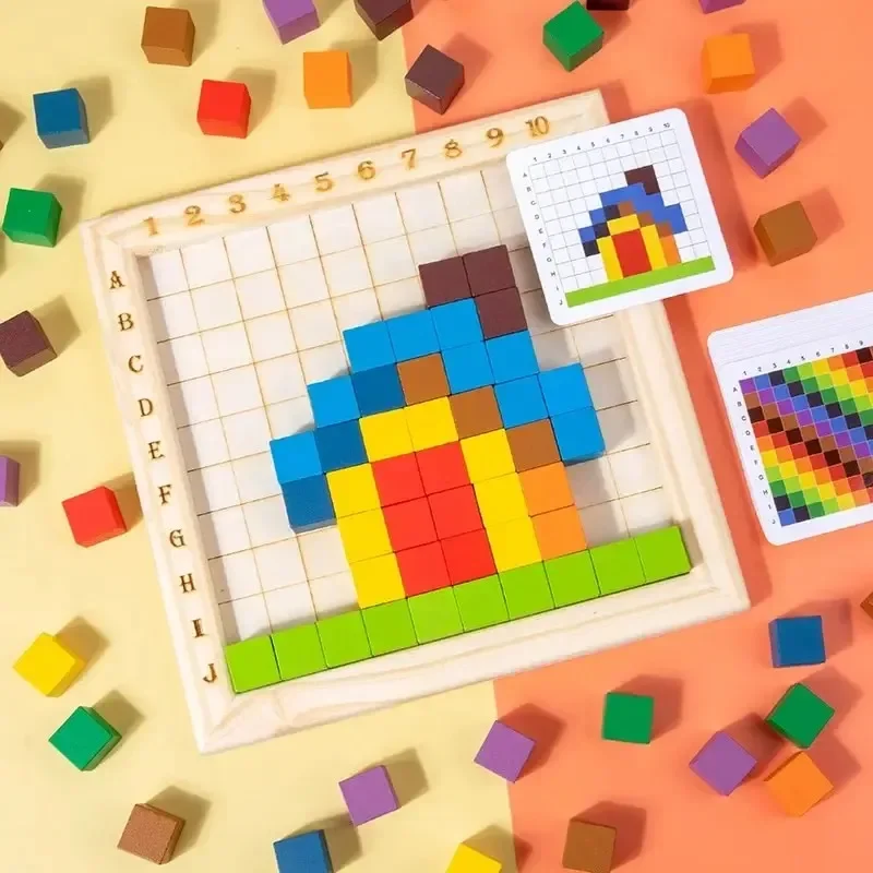 Montessori Farbzähl-Bauklötze  – Kids Toys Under 100 Bewertung und Preis