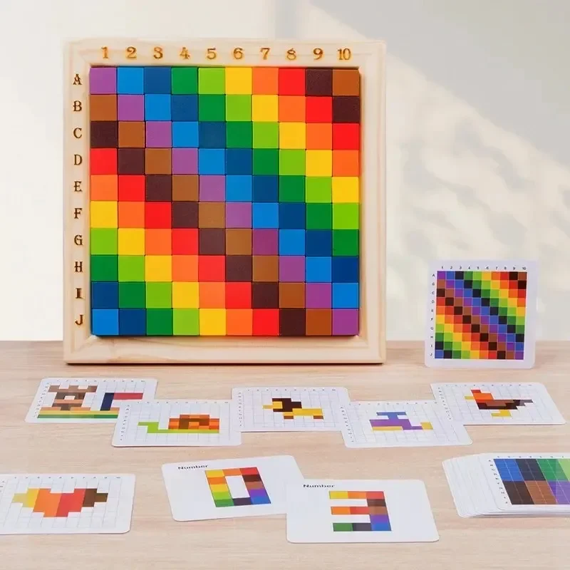Montessori Farbzähl-Bauklötze  – Kids Toys Under 100 Bewertung und Preis