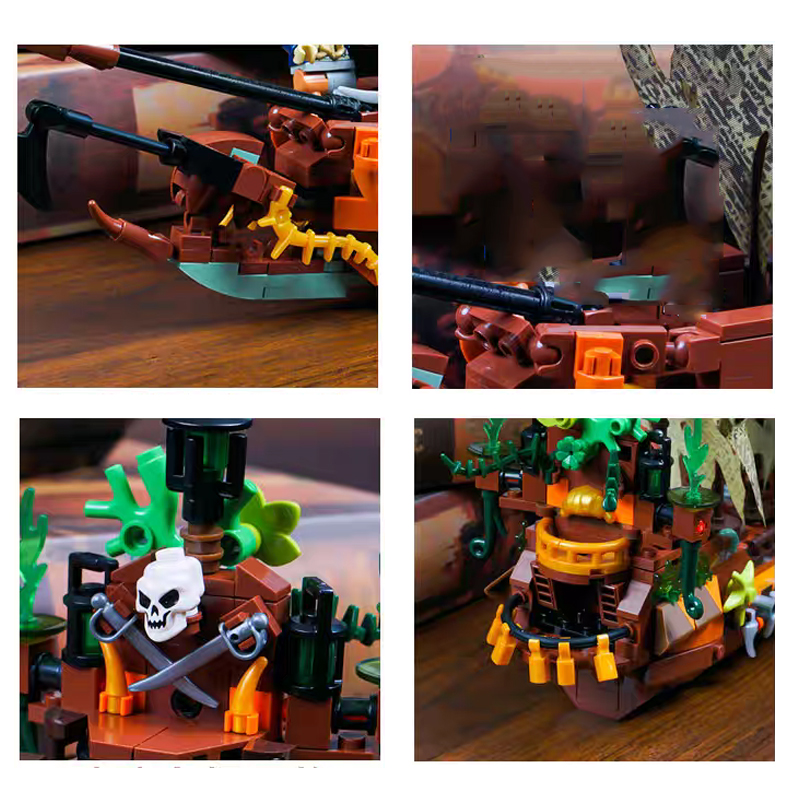 Kreative MOC Piraten Boot Schi – Lego Set Creator Bewertung und Preis