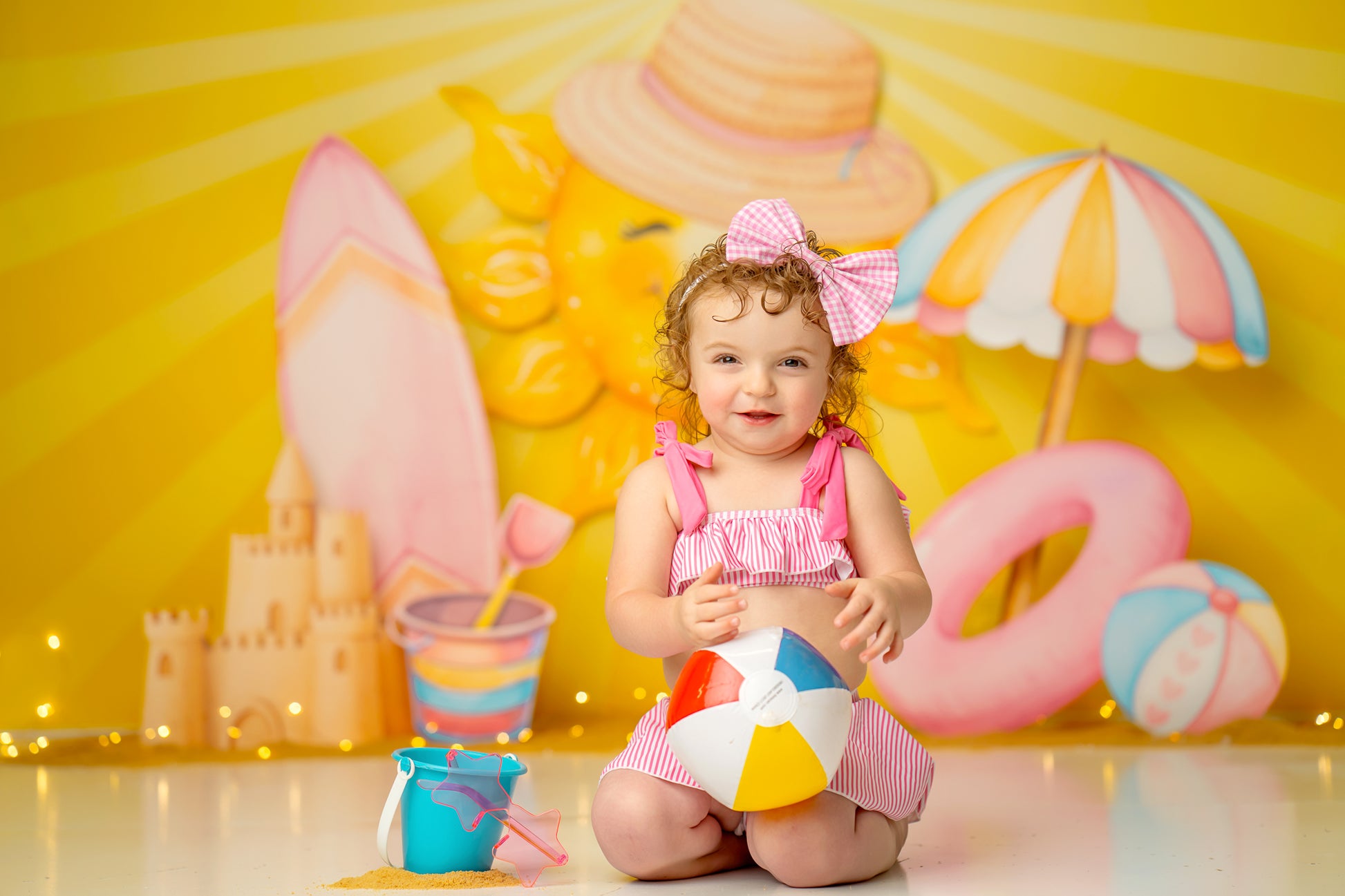 Lebendiger Sommer-Strand-Fotoh – Toys Background For Kids Bewertung und Preis